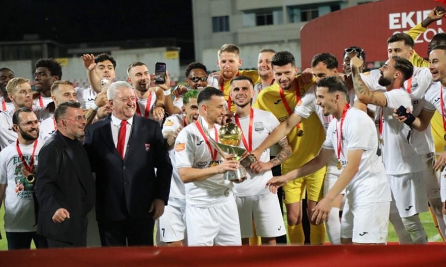 Πρωταθλήτρια Αλβανίας στη διαφορά τερμάτων για τρίτη φορά στην ιστορία της η Εγνατία!